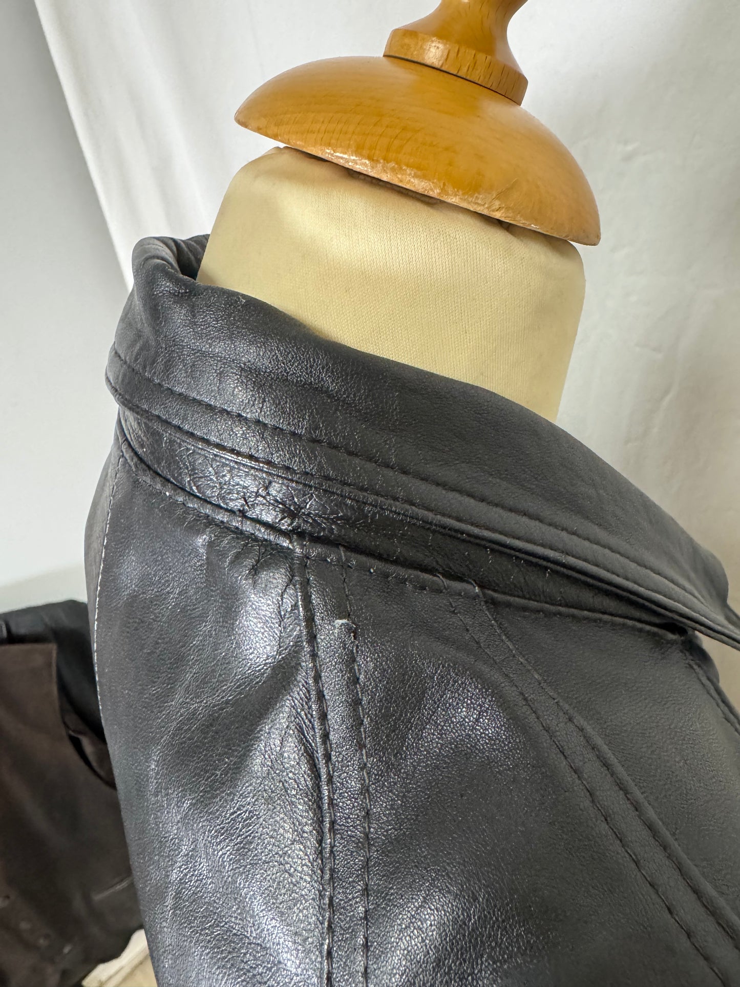 Veste en cuir 80s