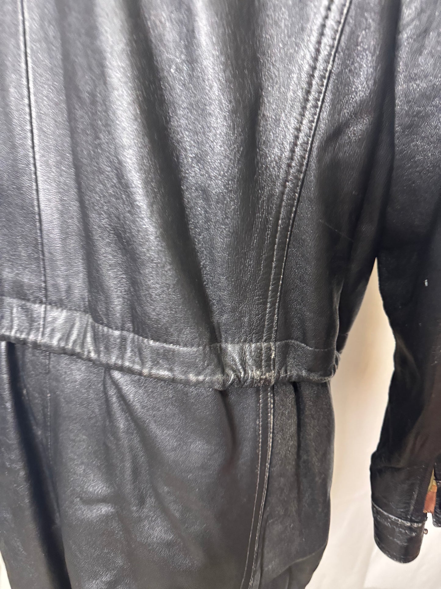Veste en cuir 80s