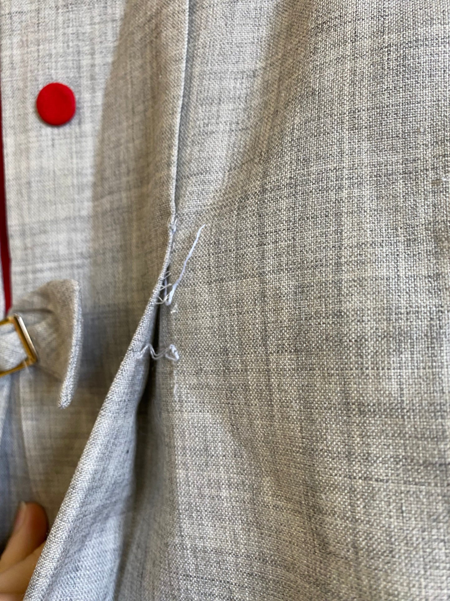 Robe grise 60s