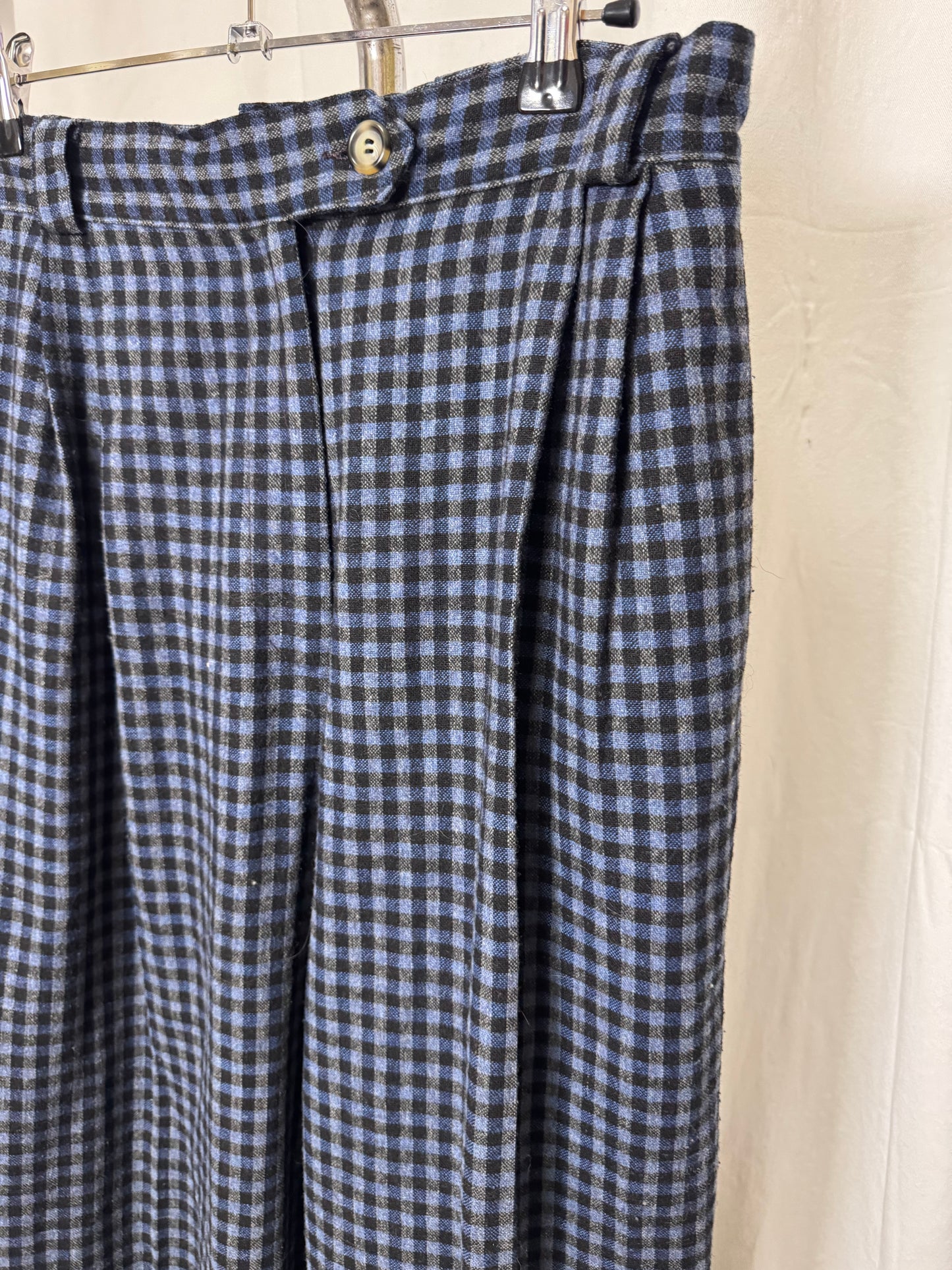 Pantalon à carreaux 80s