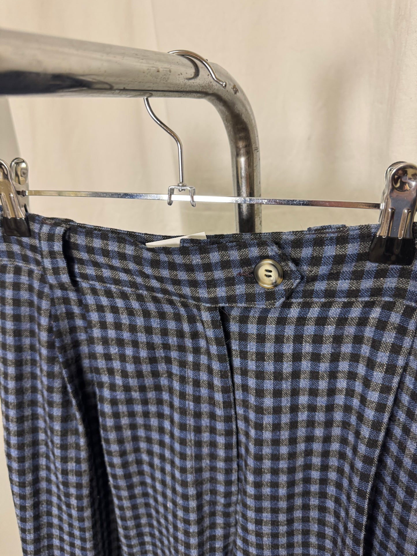 Pantalon à carreaux 80s