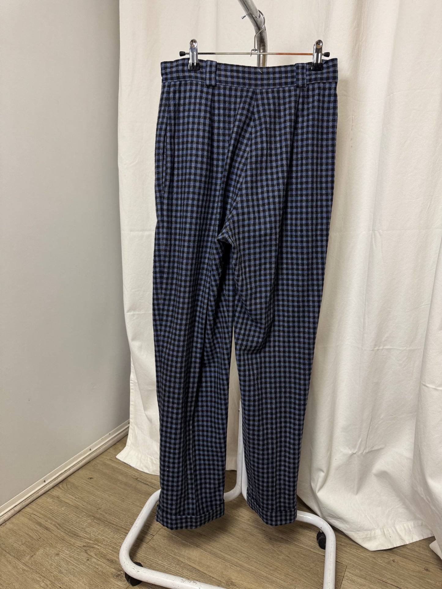 Pantalon à carreaux 80s
