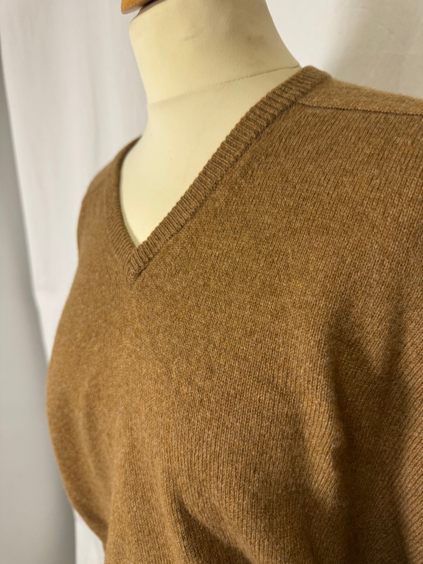 Pull en laine marron