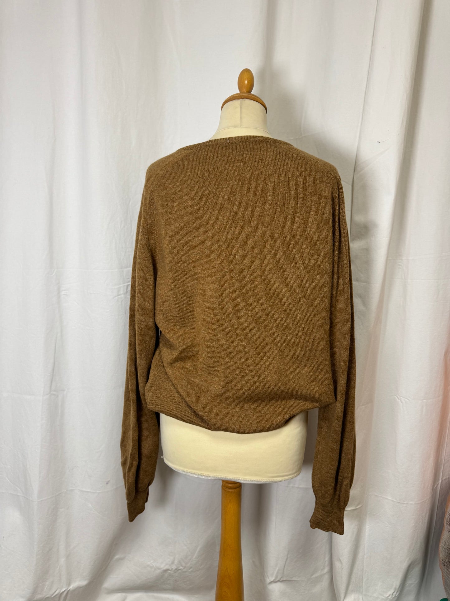 Pull en laine marron