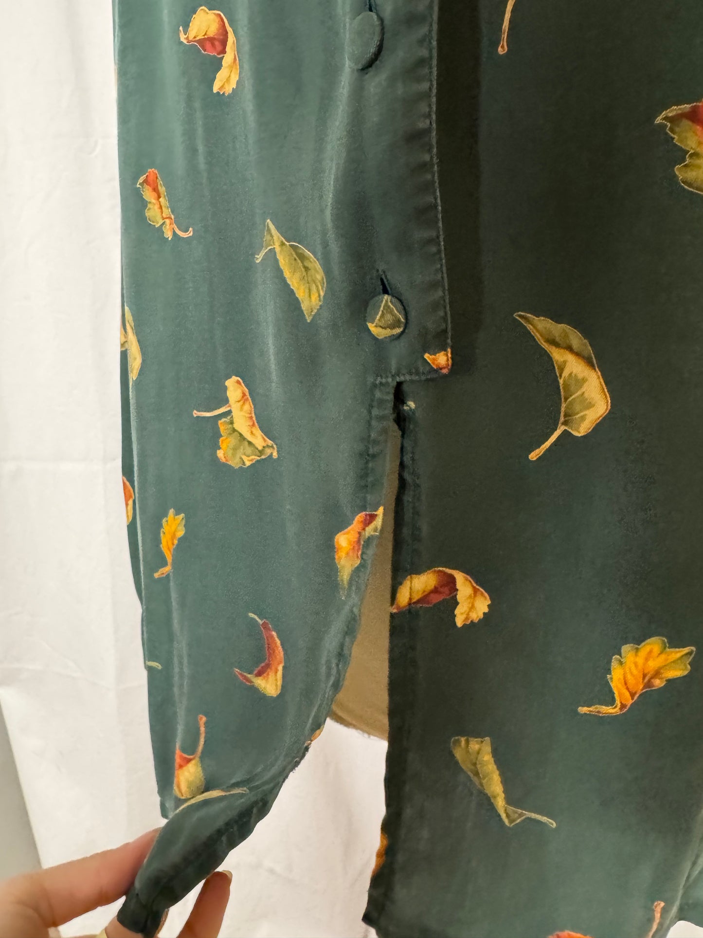 Chemise à feuille