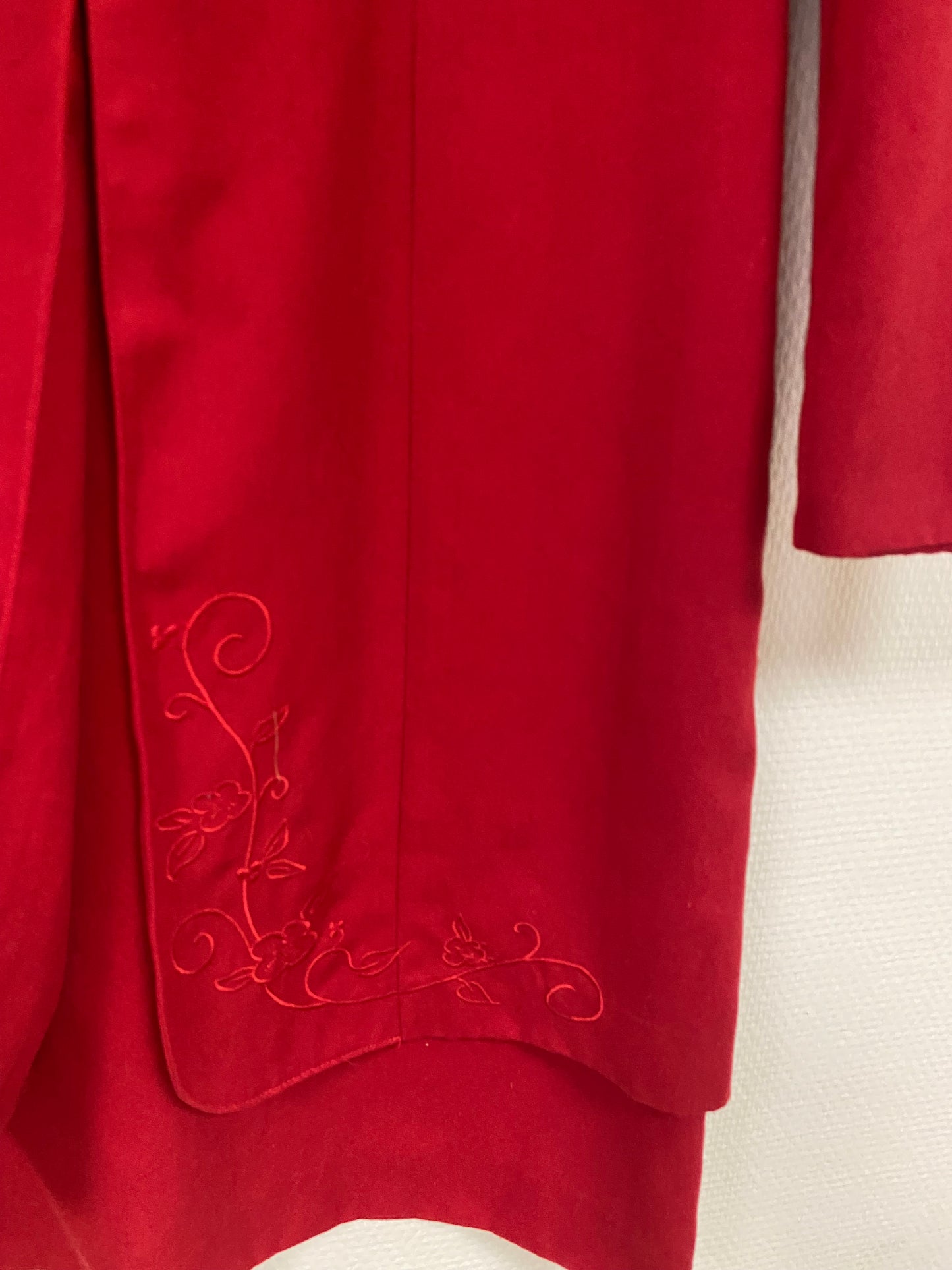 Robe brodée 80s