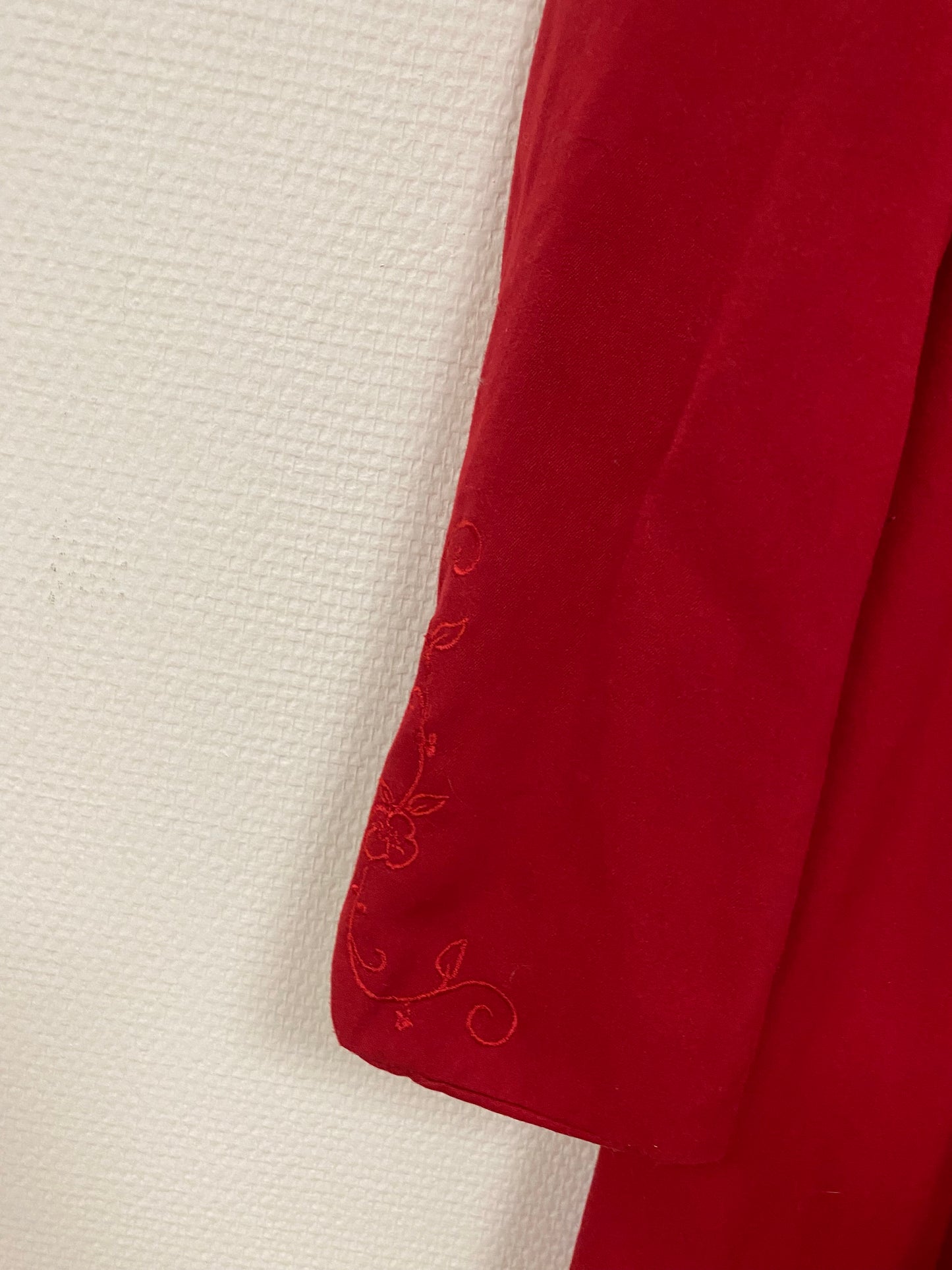 Robe brodée 80s