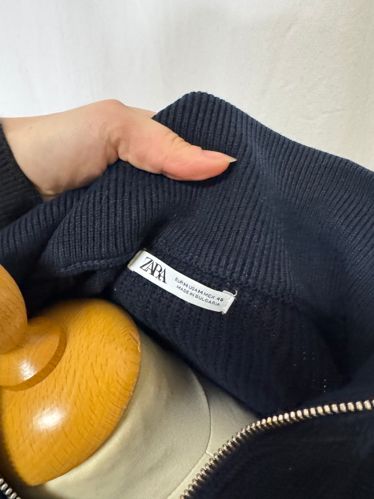 Pull côtelé Zara