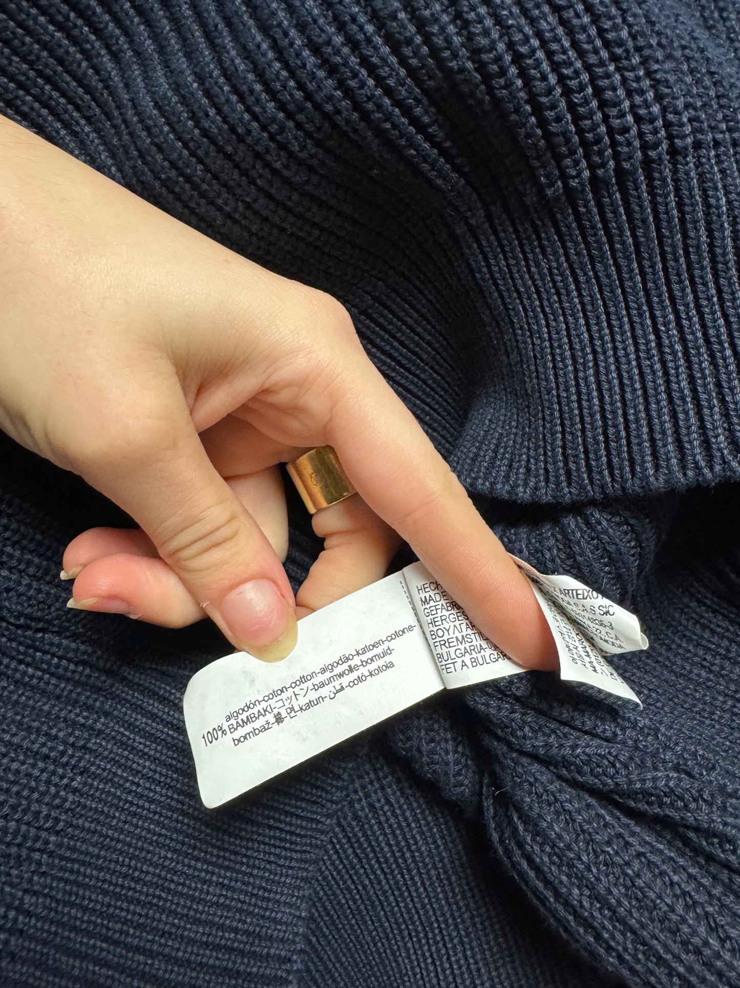 Pull côtelé Zara