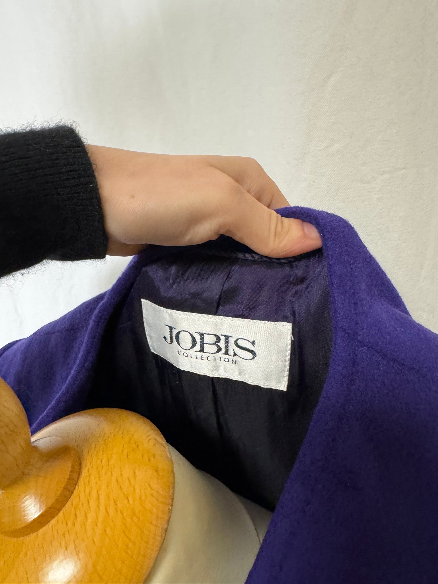 Veste en laine violette