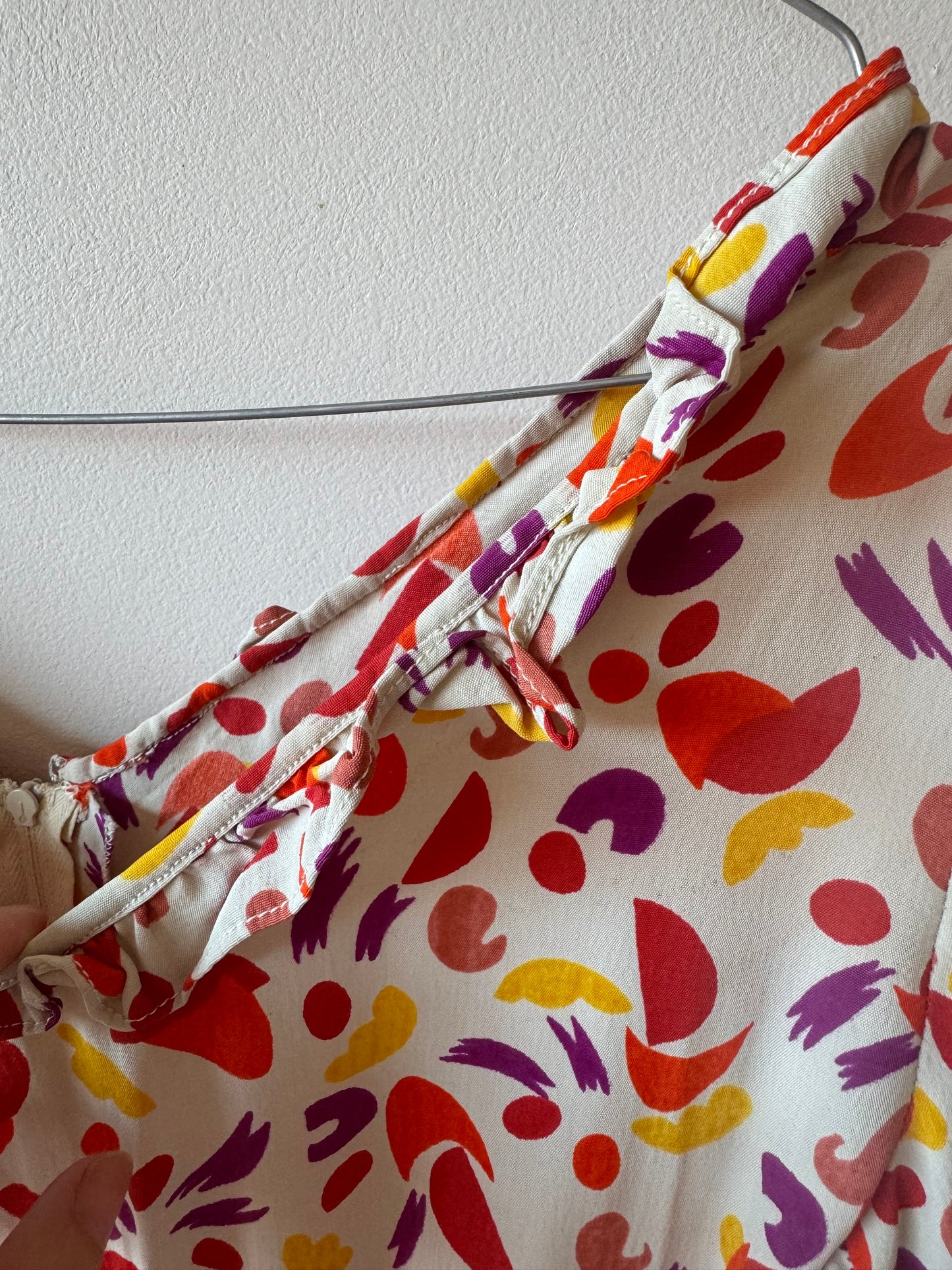 Robe longue à motifs