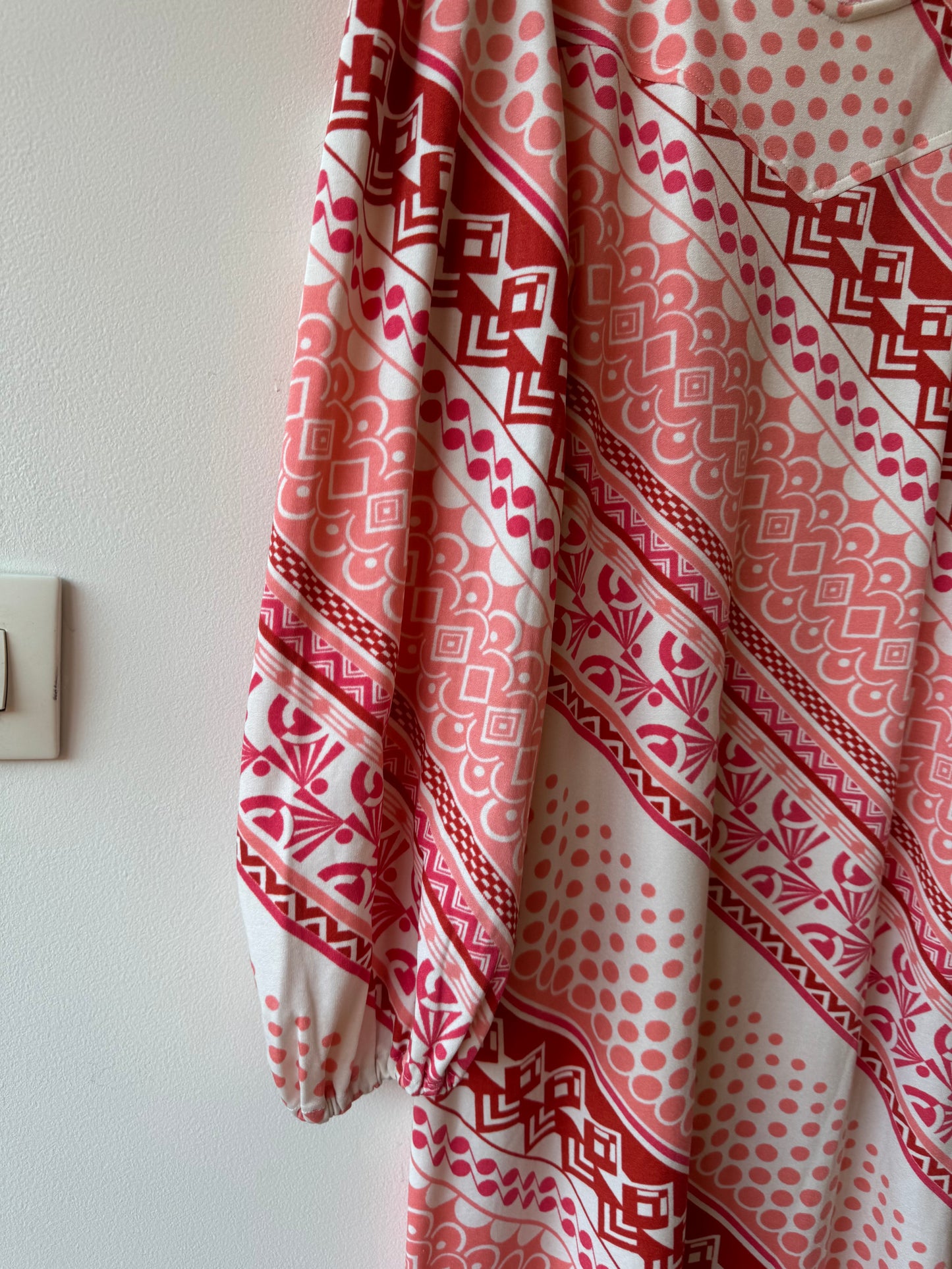 Robe à motifs 70s