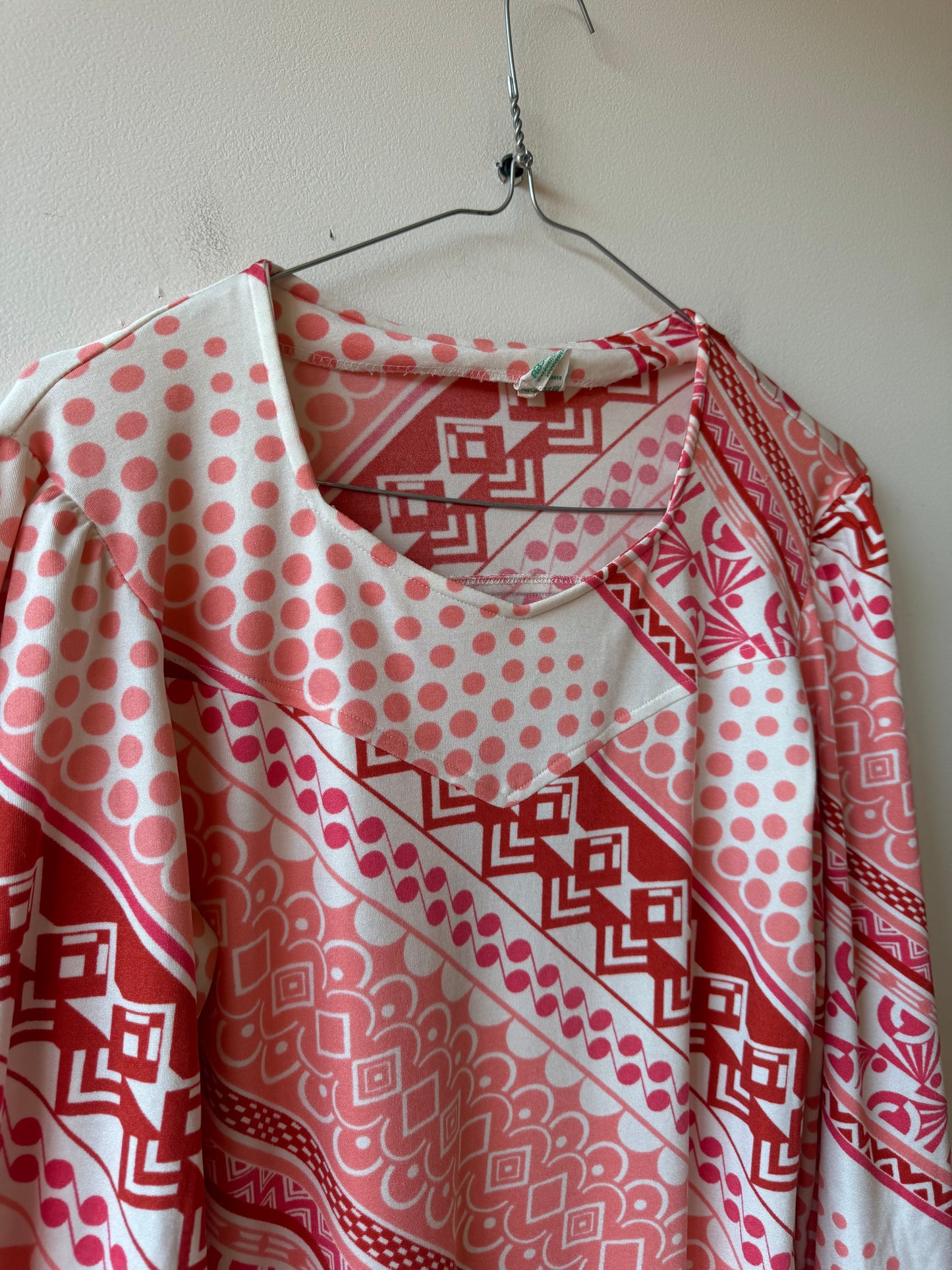 Robe à motifs 70s