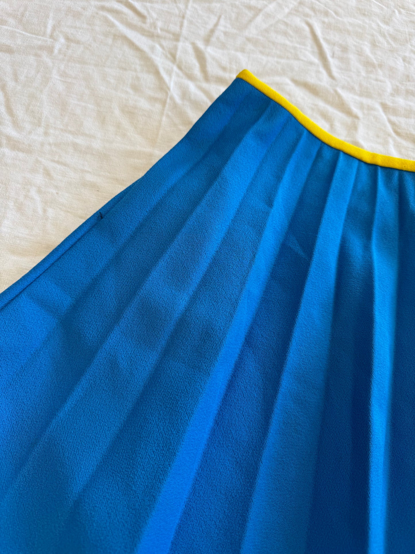Jupe bleu 70s