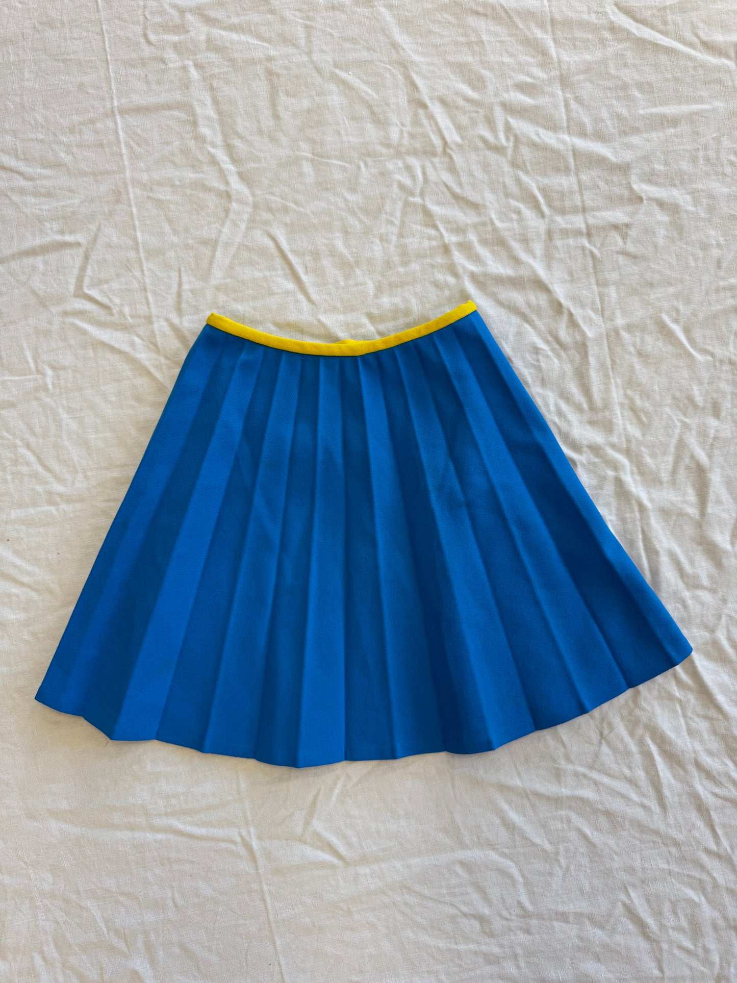 Jupe bleu 70s