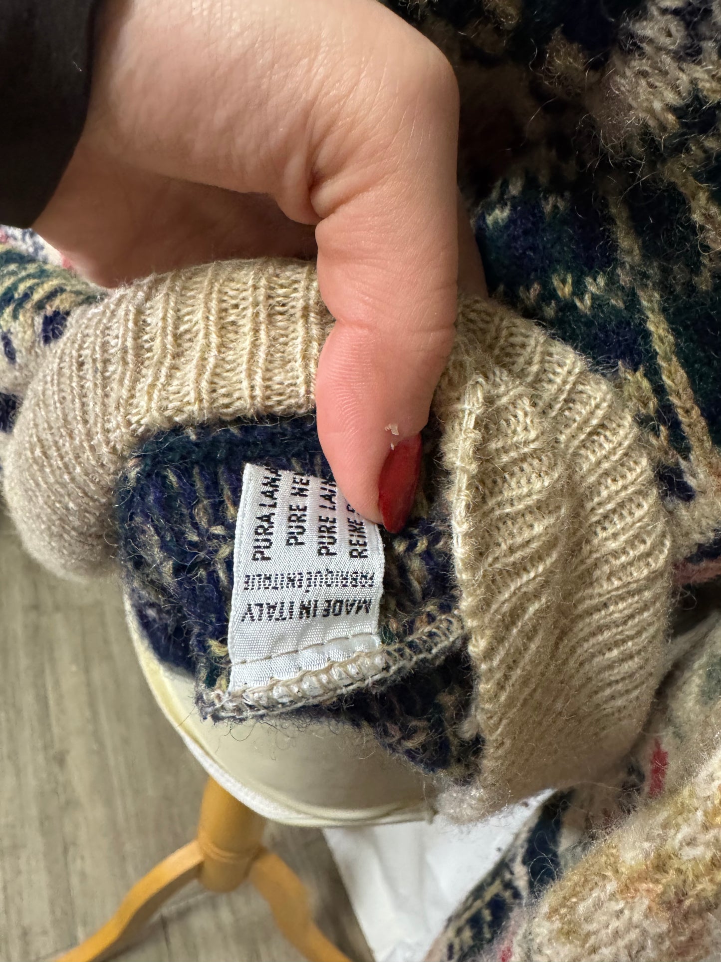 Pull à motifs 90s