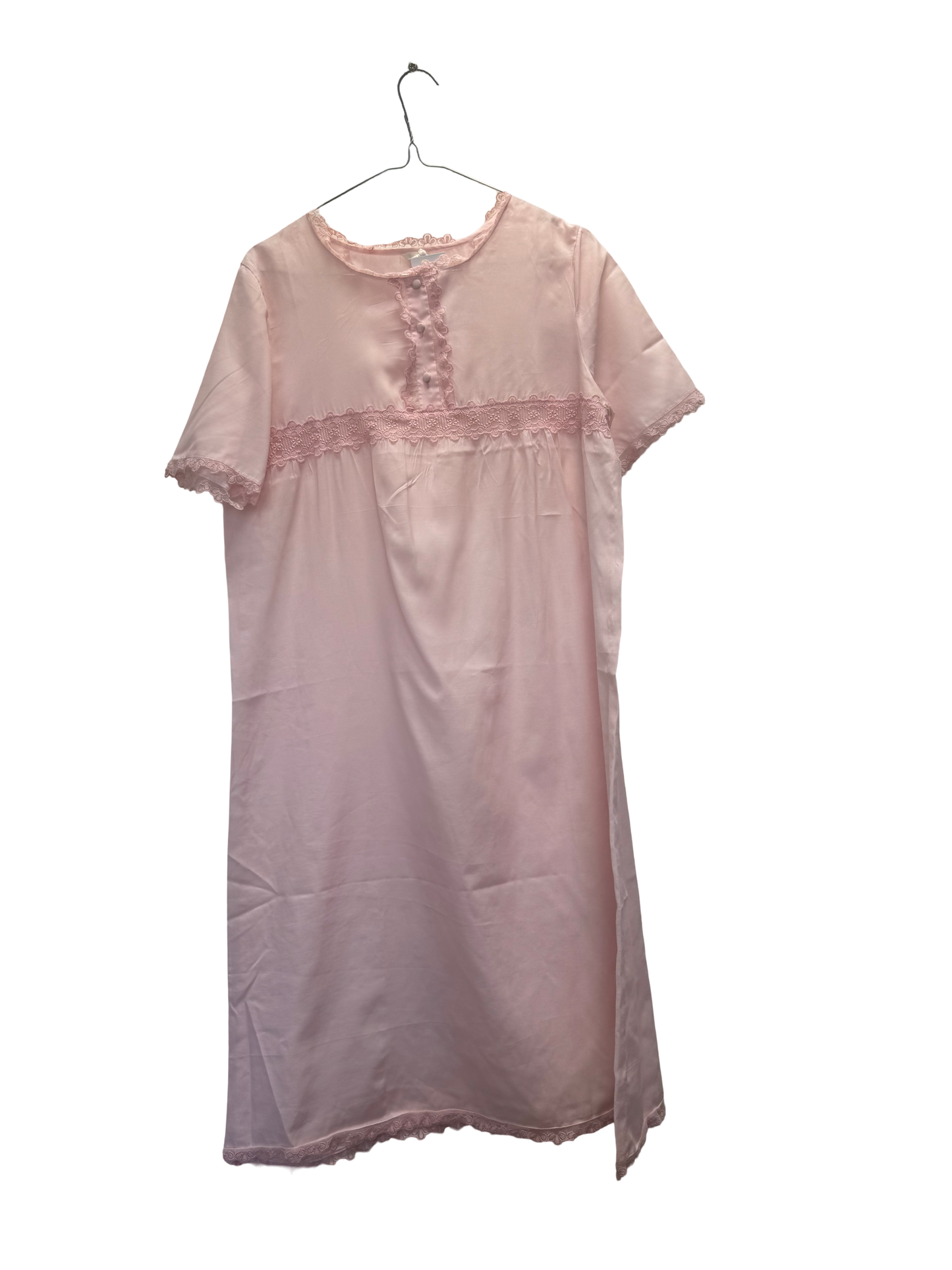 Robe de nuit rose