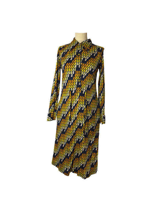 Robe à motifs 70s