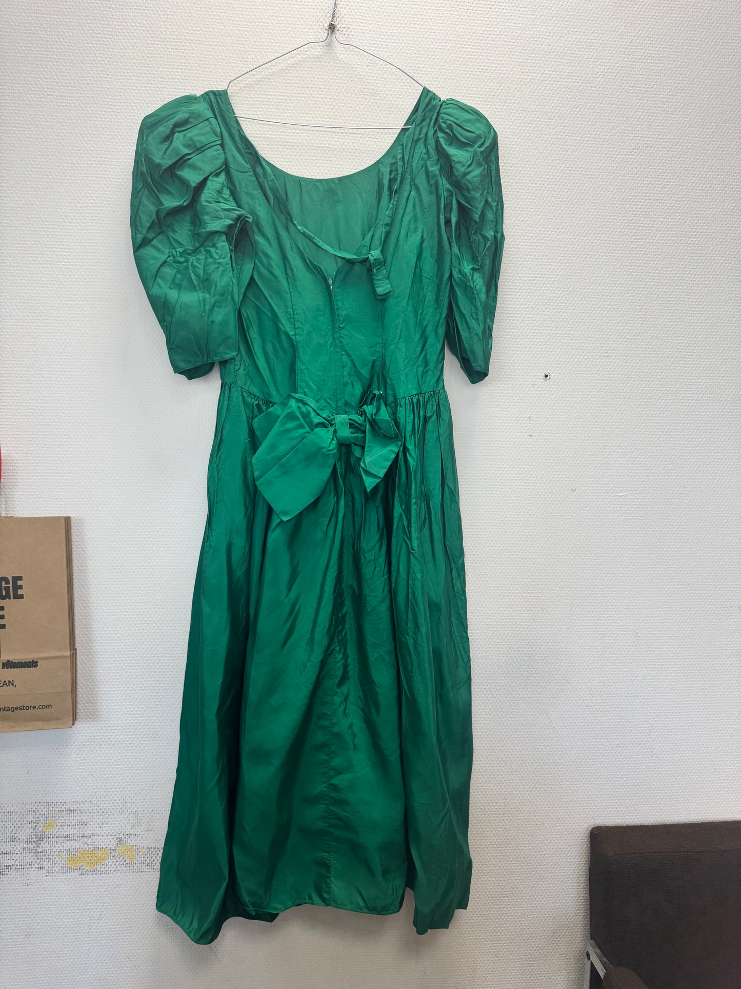 Robe longue verte