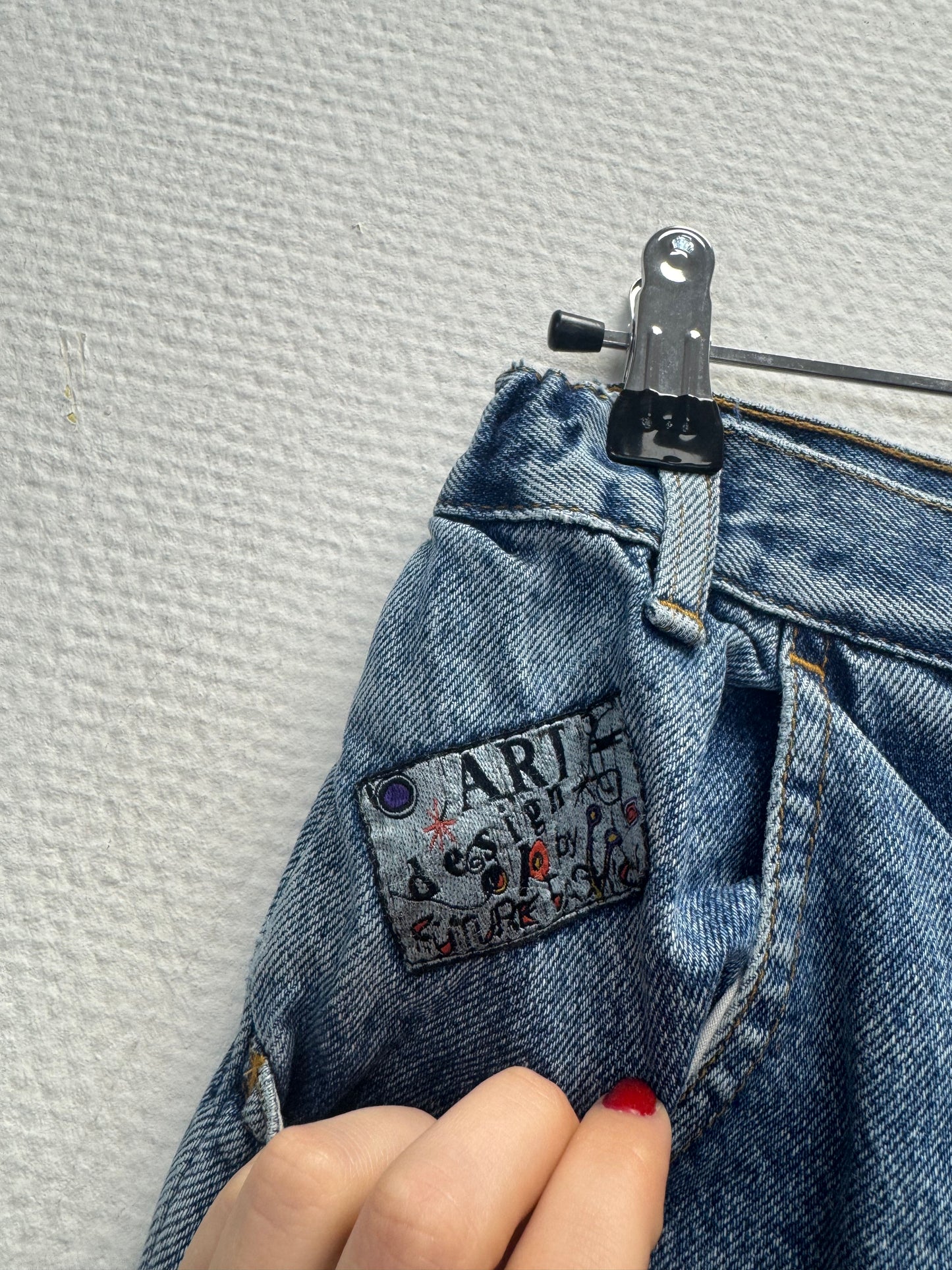 Jeans bleu brut