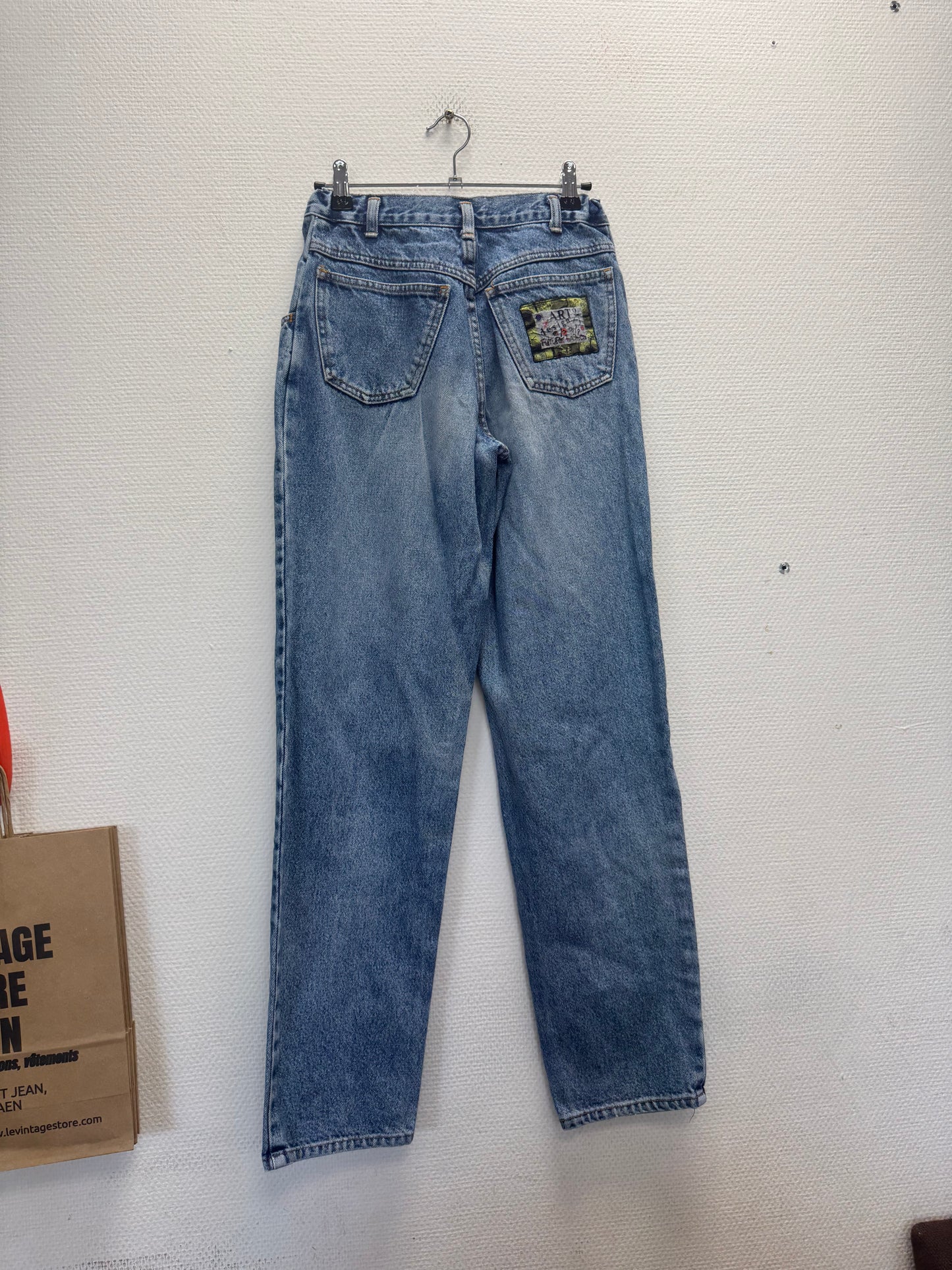 Jeans bleu brut
