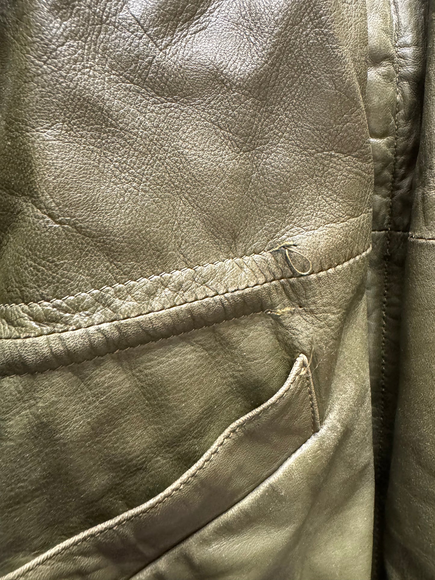 Veste en cuir Paco Rabanne