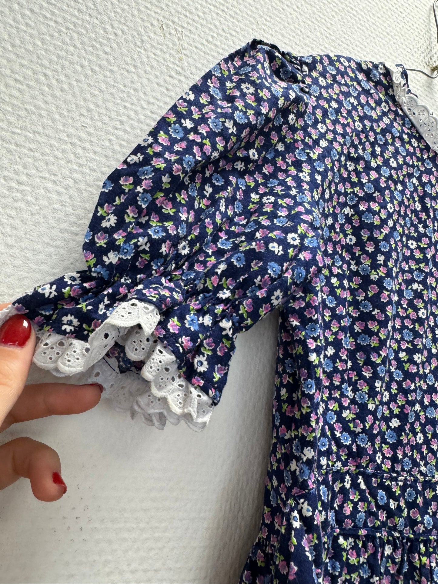 Robe longue à fleurs