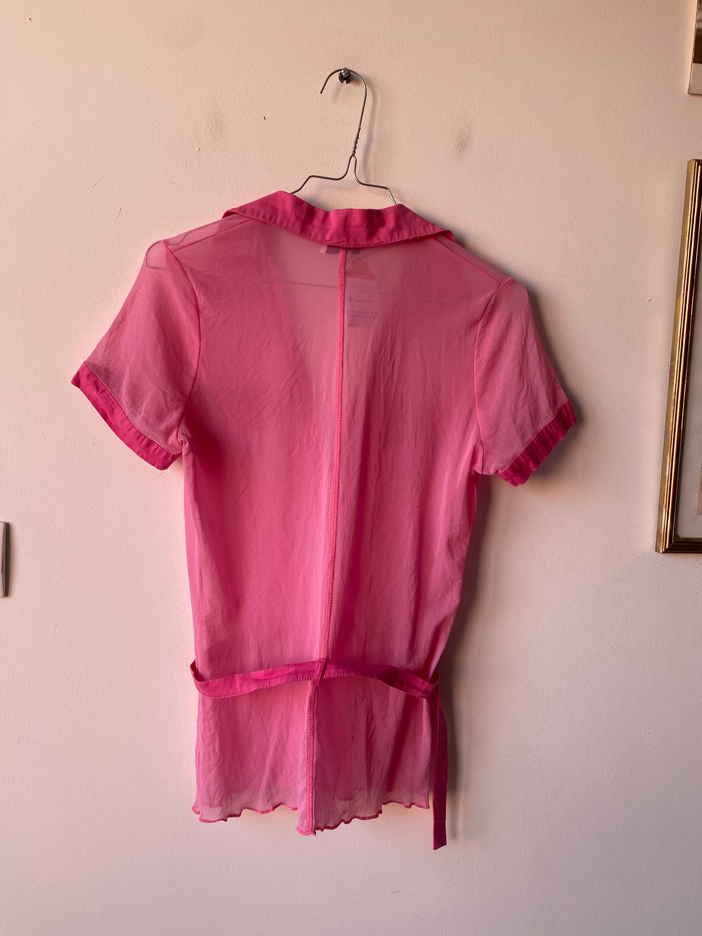 Chemise rose y2k