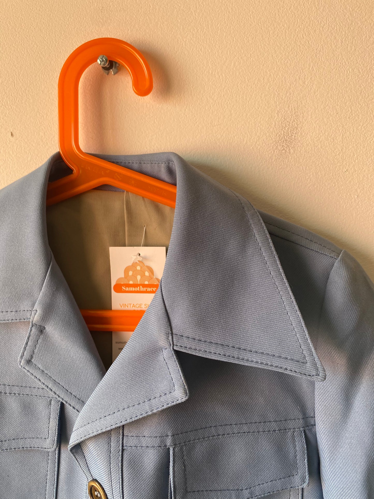 Veste bleu 70s