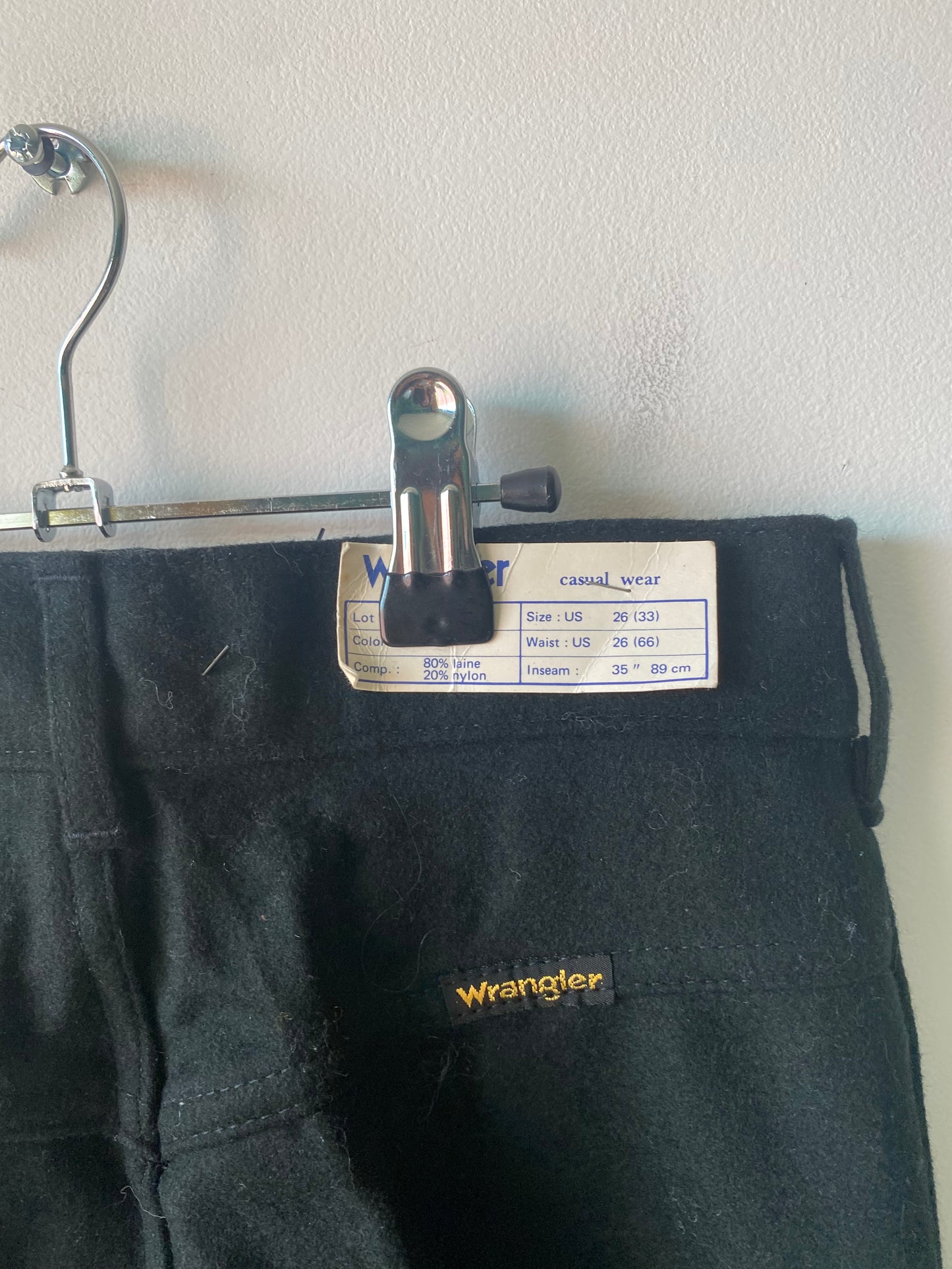 Pantalon noir 70s