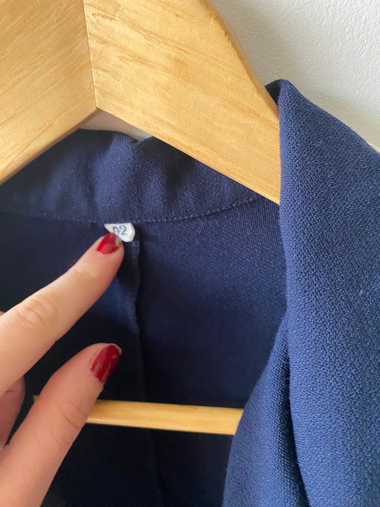 Robe bleu 80s