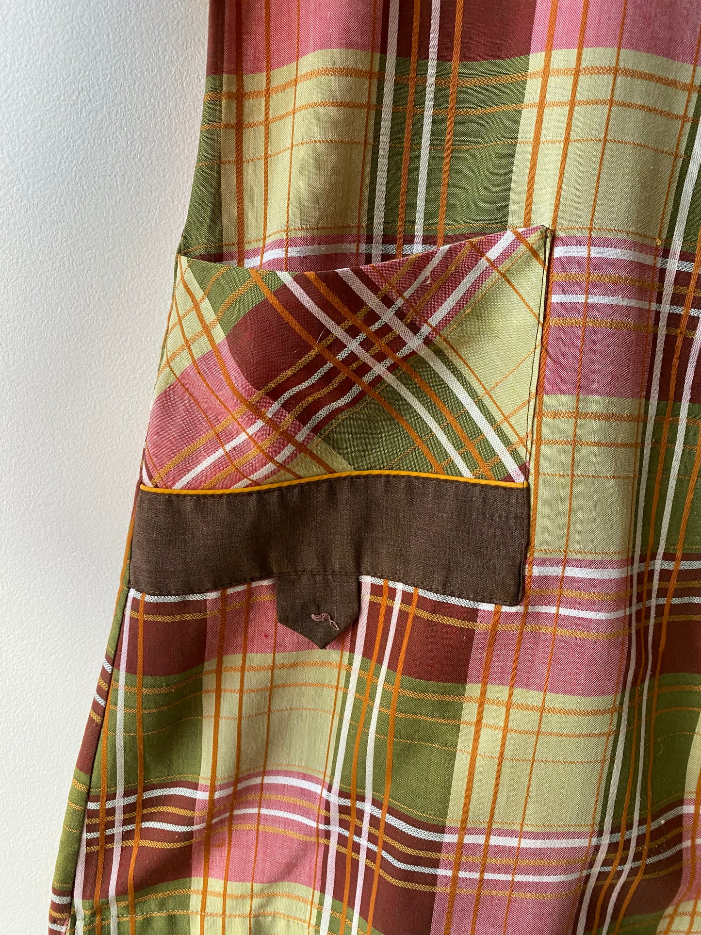 Robe à carreaux 70s