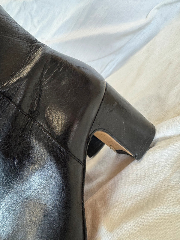 Bottes en cuir Zara