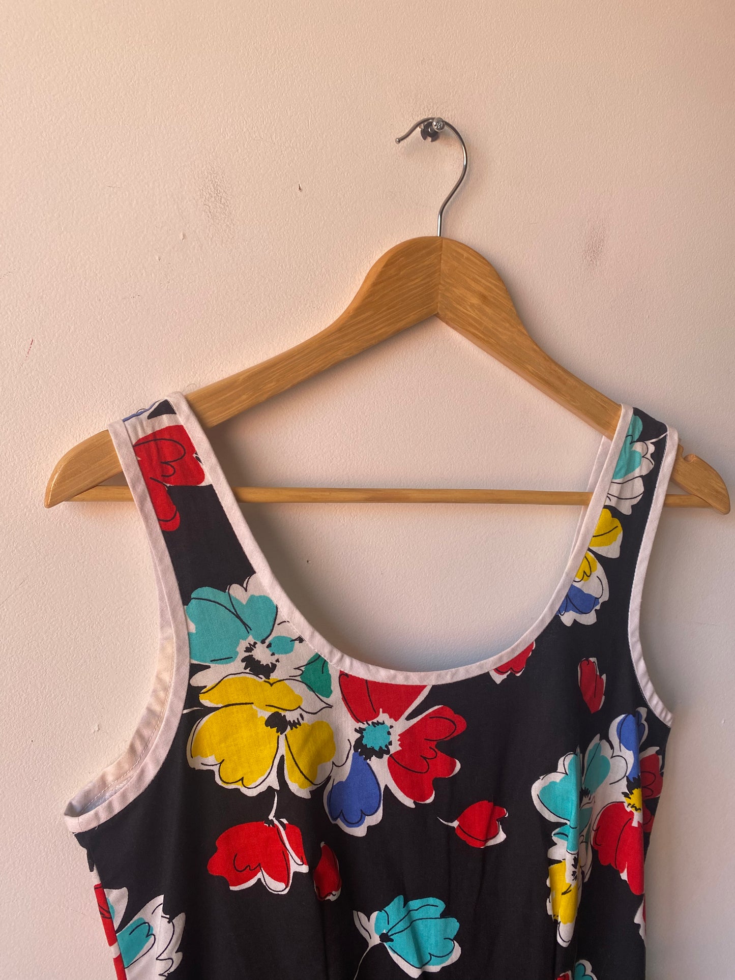 Robe à fleurs 80s