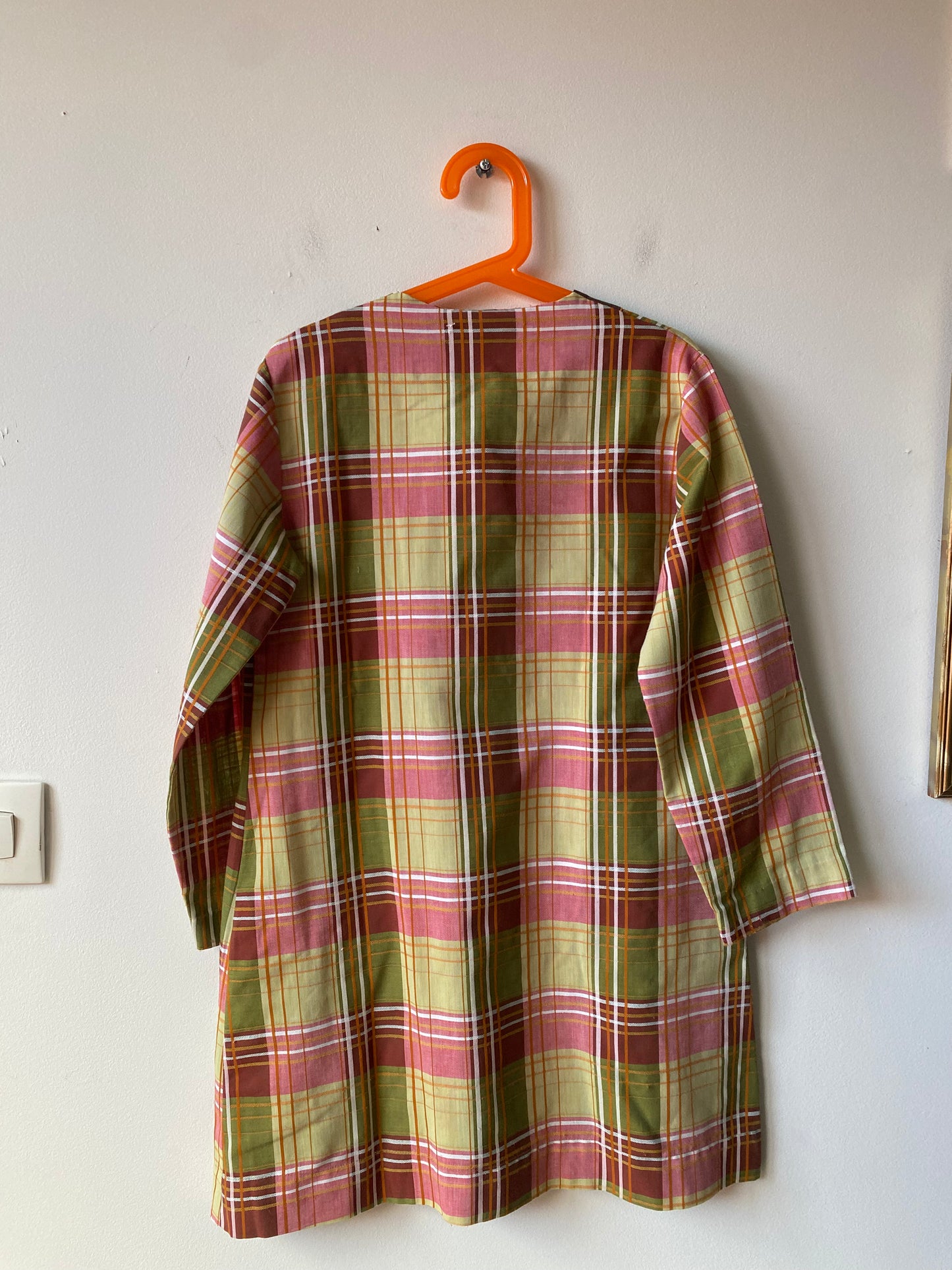 Robe à carreaux 70s