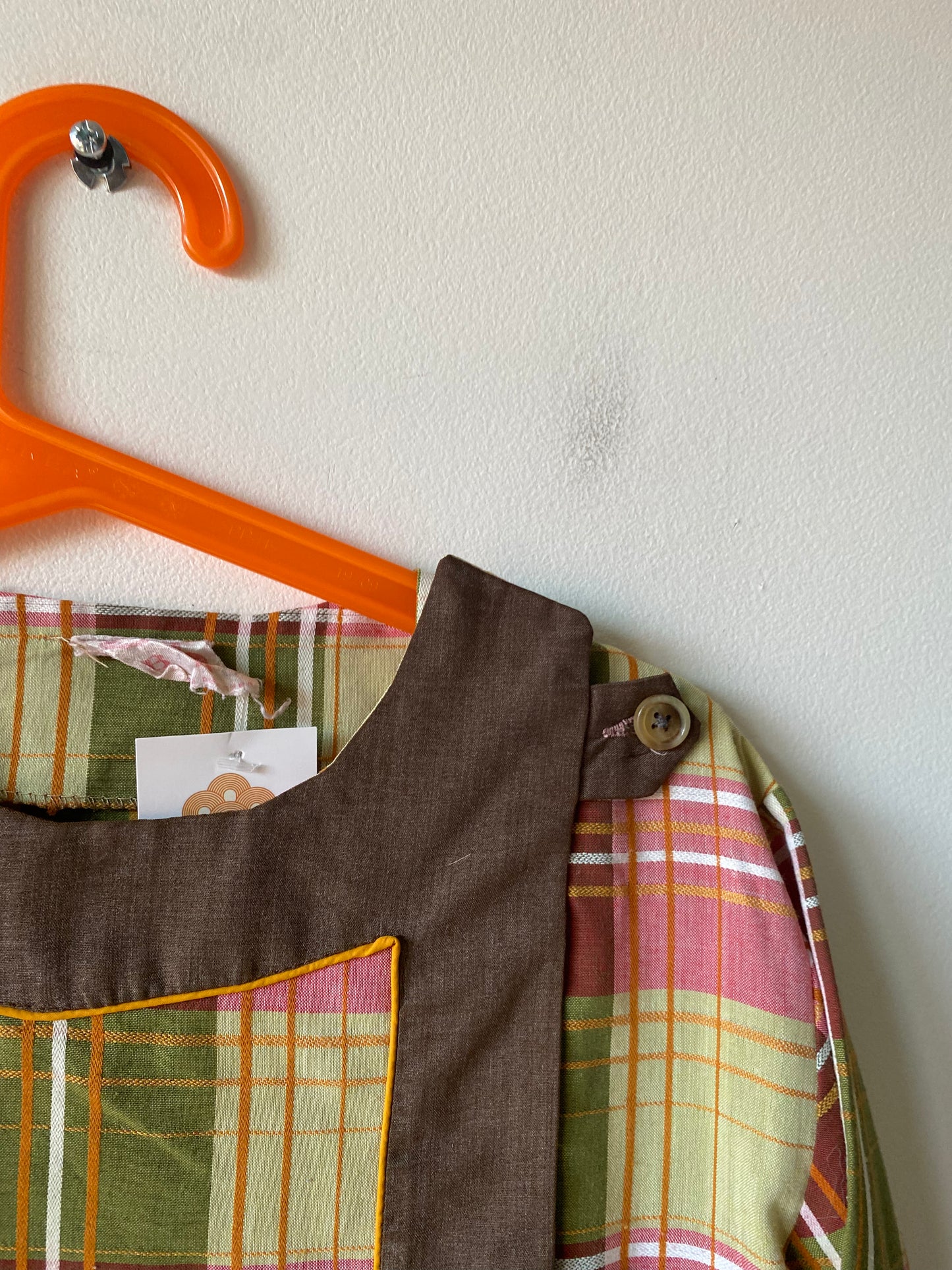 Robe à carreaux 70s