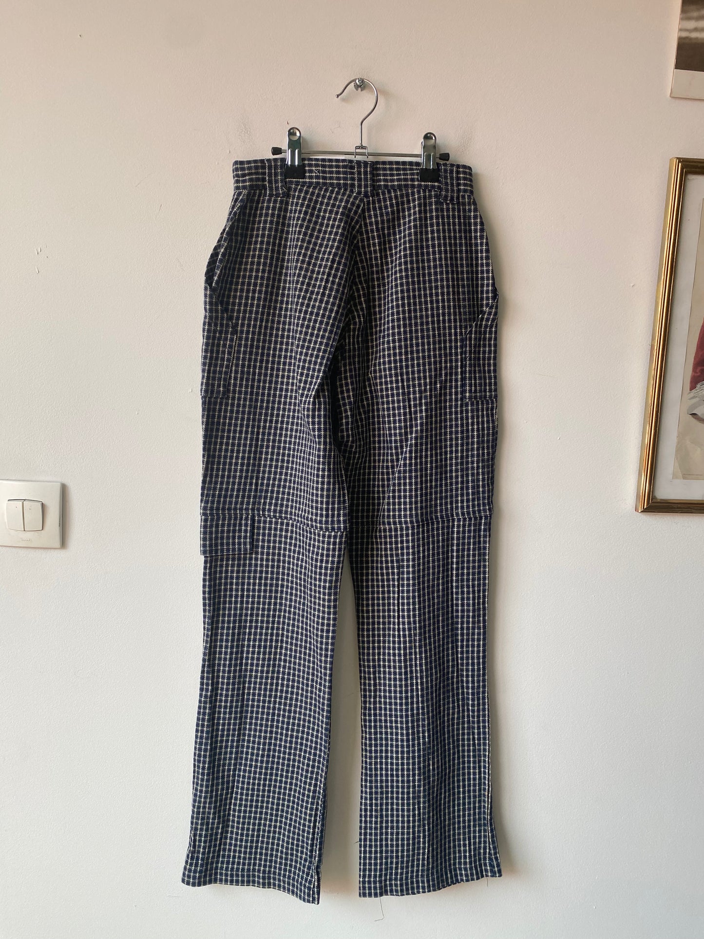 Pantalon à carreaux 80s