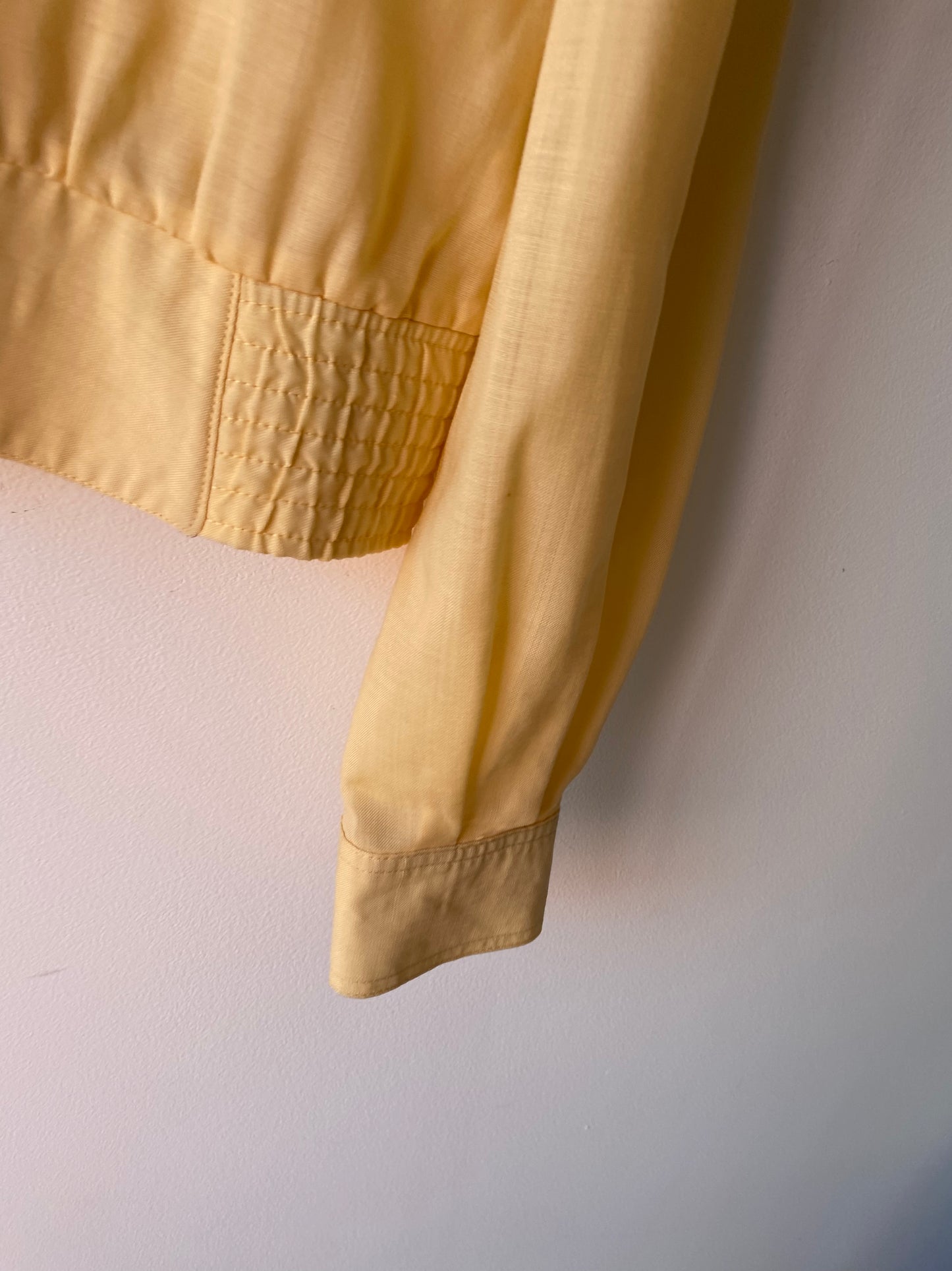 Chemise jaune 80s