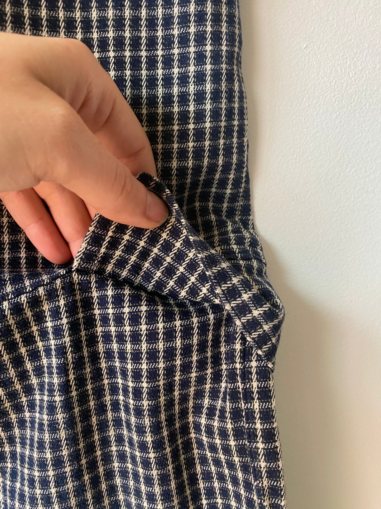 Pantalon à carreaux 80s