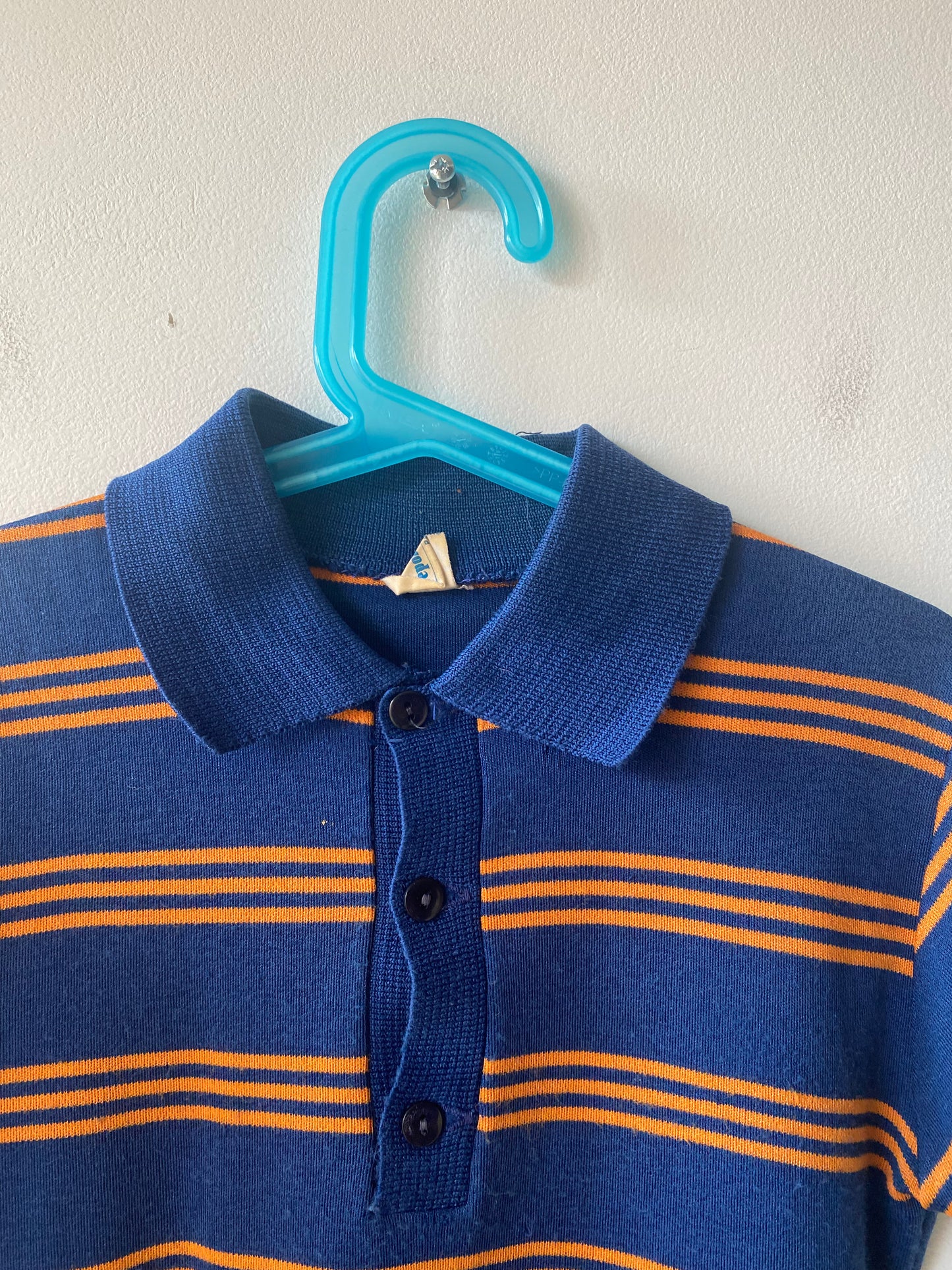 Polo à rayure 80s