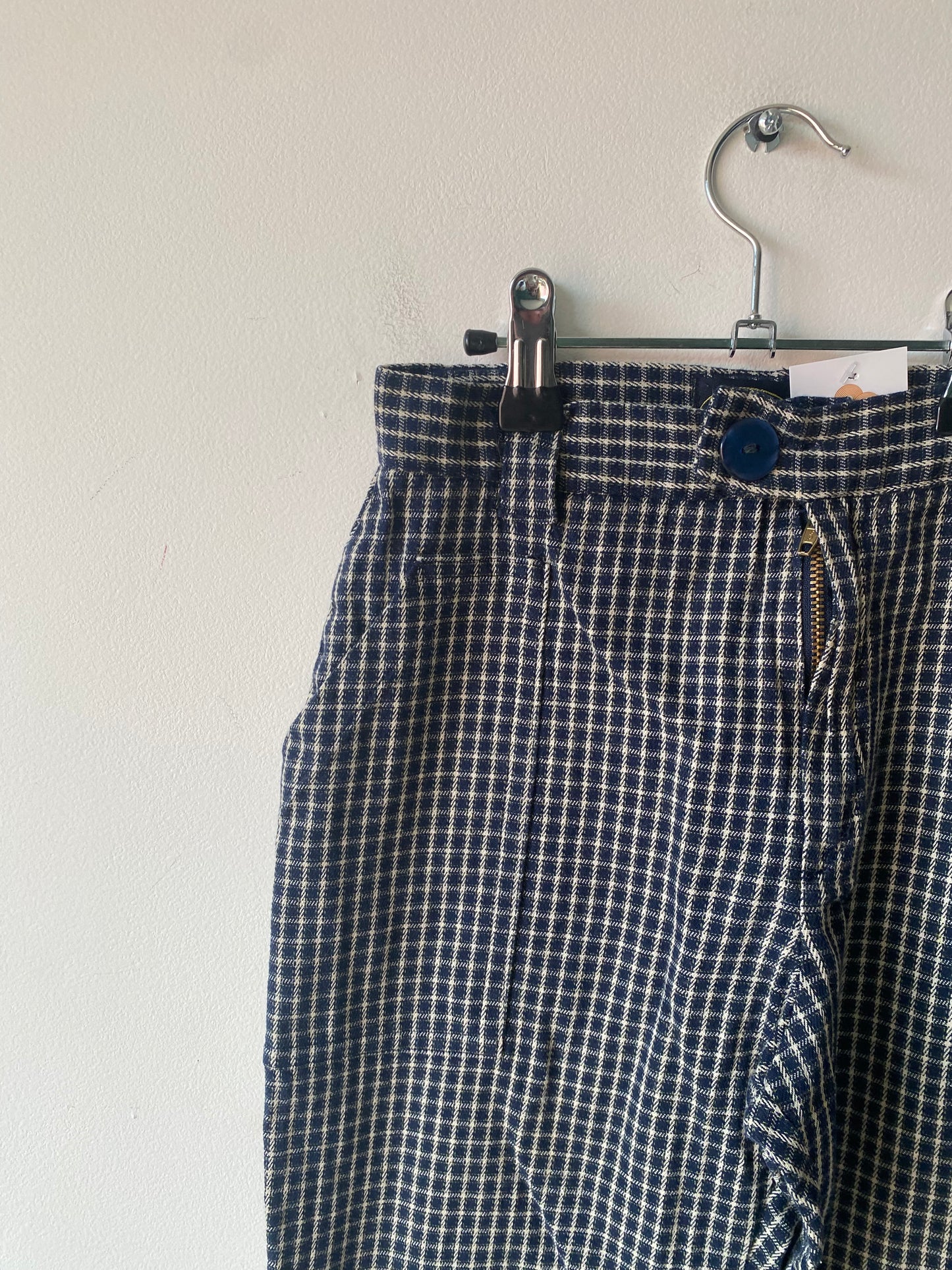 Pantalon à carreaux 80s