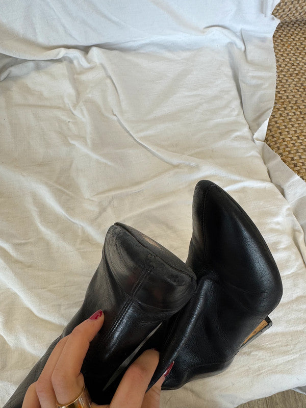 Bottes en cuir Zara