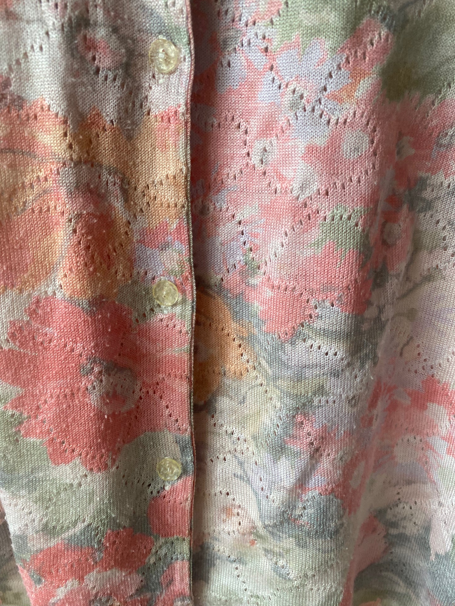 Gilet à fleurs