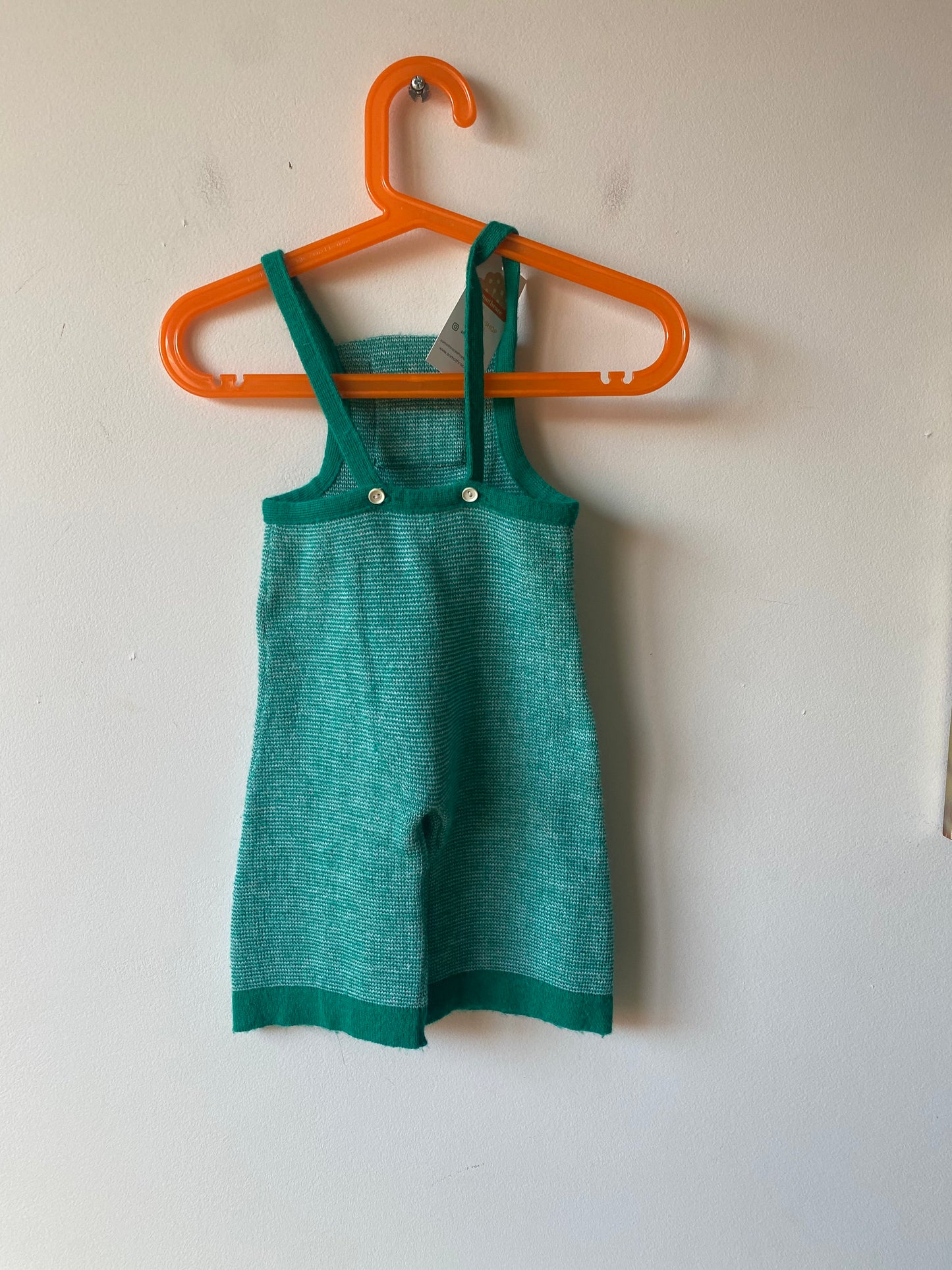 Salopette verte 70s