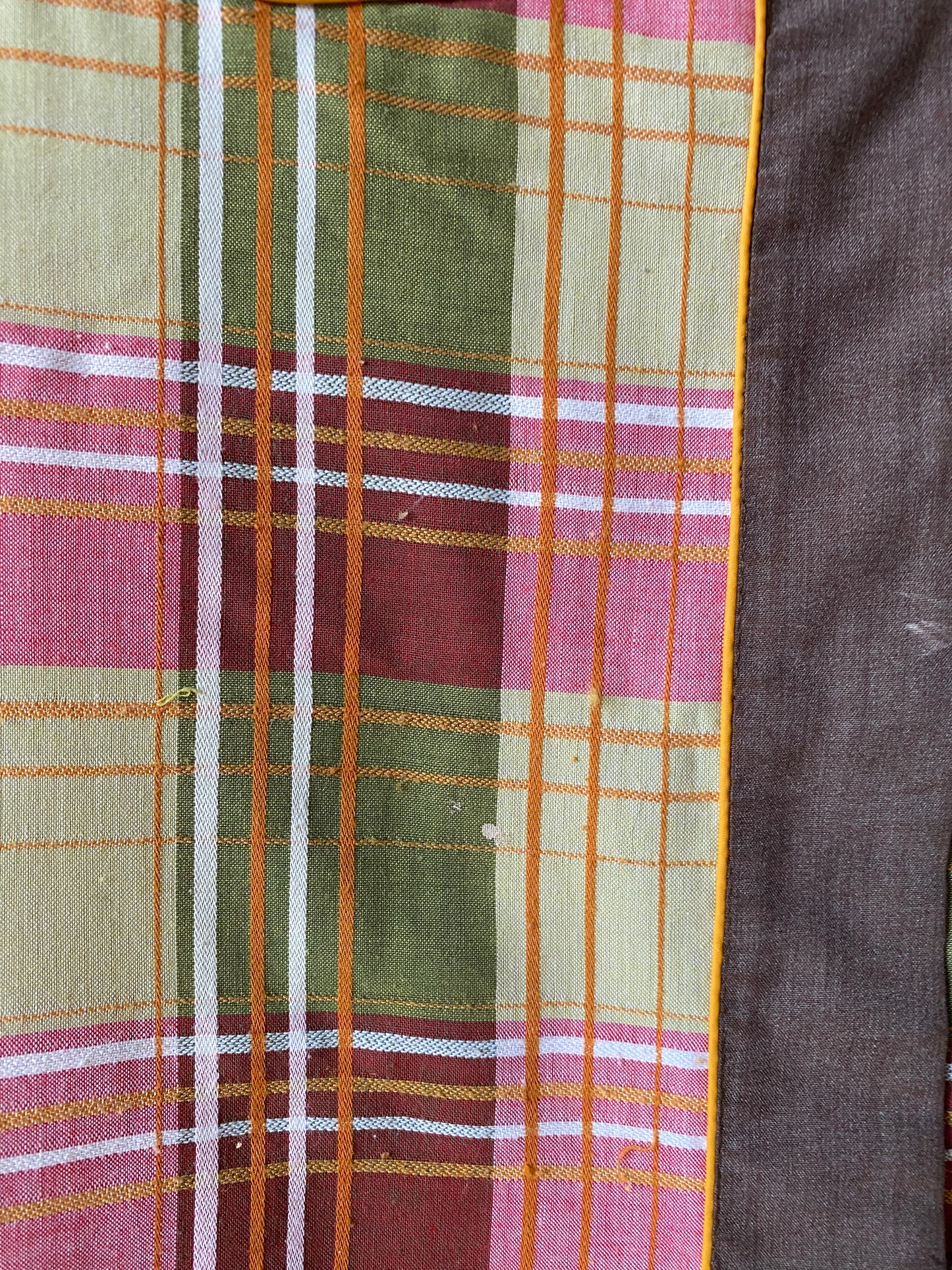 Robe à carreaux 70s