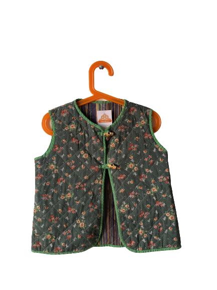 Veston à fleurs 70s
