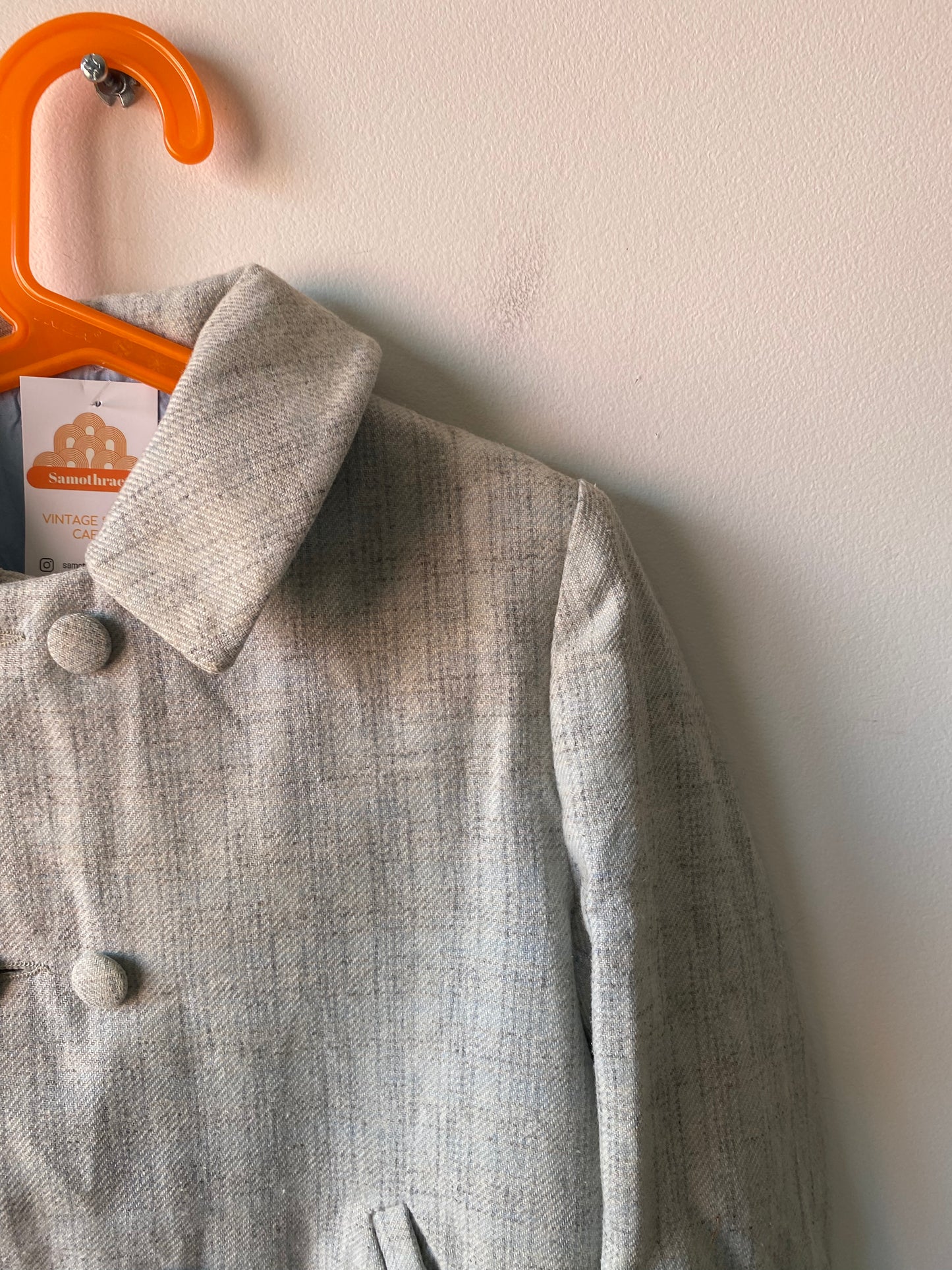 Veste bleu 60s
