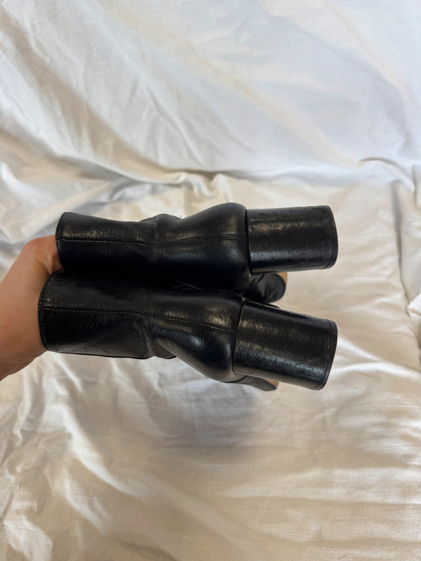 Bottes en cuir Zara