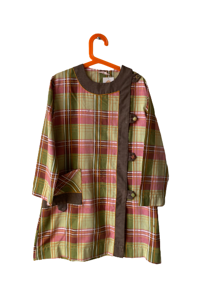Robe à carreaux 70s