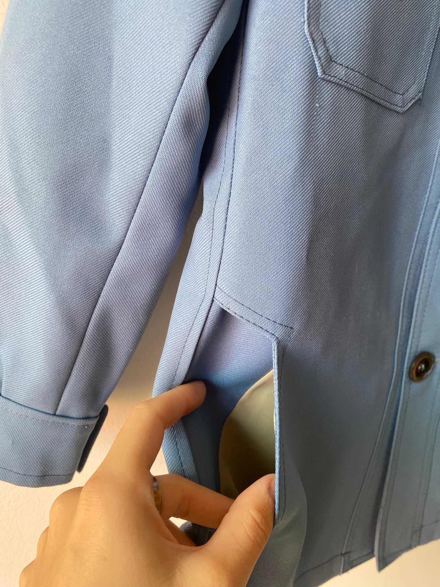 Veste bleu 70s